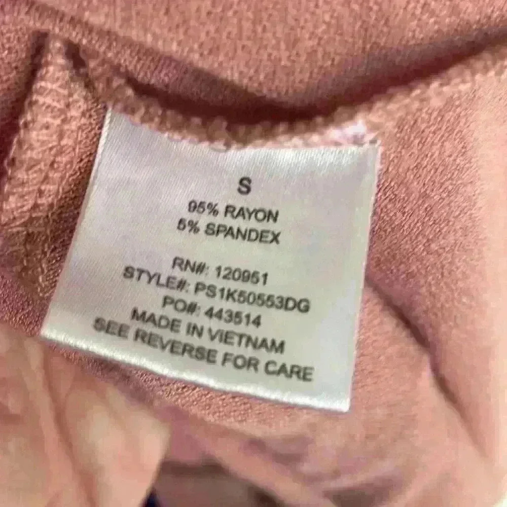 PINK ROSE Blush Tiered Slip Dress, Small - Picture 6 of 8